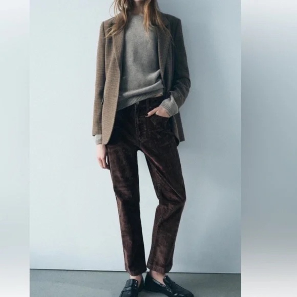 Zara Corduroy Trousers size 10